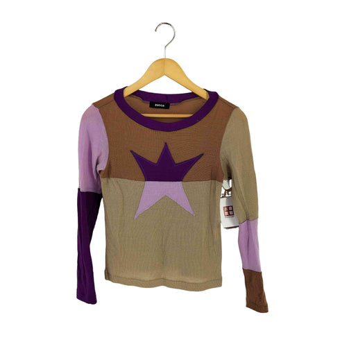 ズッカ ZUCCa 90s 92AW スターデザイン マルチカラーニット レディース JPN:M