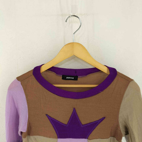 ズッカ ZUCCa 90s 92AW スターデザイン マルチカラーニット レディース JPN:M