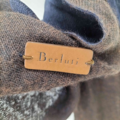 ベルルッティ Berluti バイカラー大判ストール メンズ
