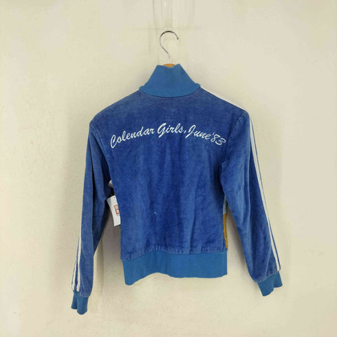 アディダス adidas 00s パイル地トラックジャケット calendar girls june'83 レディース JPN:XS