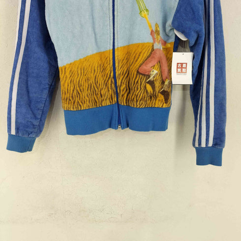 アディダス adidas 00s パイル地トラックジャケット calendar girls june'83 レディース JPN:XS