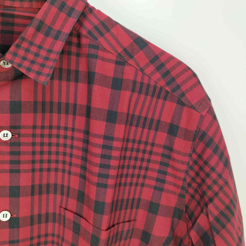ワイズフォーメン Ys for men 90s 茶タグ チェックシャツ メンズ