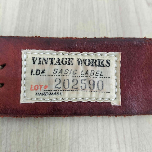 Vintage Works レザーベルト メンズ