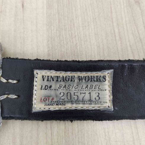 Vintage Works レザーベルト メンズ
