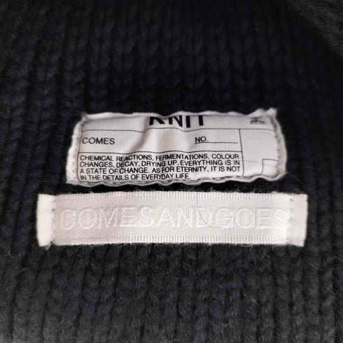 カムズアンドゴーズ COMESANDGOES COTTON 3G STANDARD KNIT コットン3ゲージ袋編みのスタンダードニット メンズ FREE