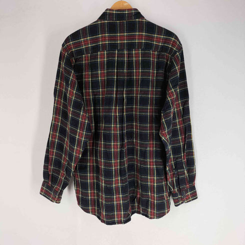エルエルビーン L.L.Bean タータンチェック ボタンダウン ネルシャツ メンズ import:M