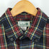 エルエルビーン L.L.Bean タータンチェック ボタンダウン ネルシャツ メンズ import:M