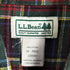 エルエルビーン L.L.Bean タータンチェック ボタンダウン ネルシャツ メンズ import:M