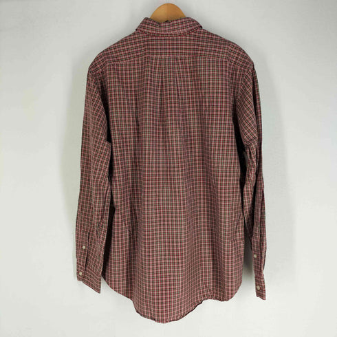 ラルフローレン RALPH LAUREN CLASSIC FIT チェック柄 ポニー刺繍 ボタンダウンシャツ メンズ import:L