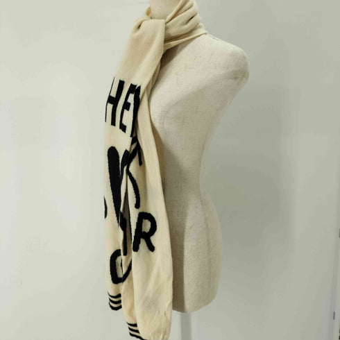 クリスチャンディオール Christian Dior HEY SKOOL GIRL カシミア混マフラー レディース