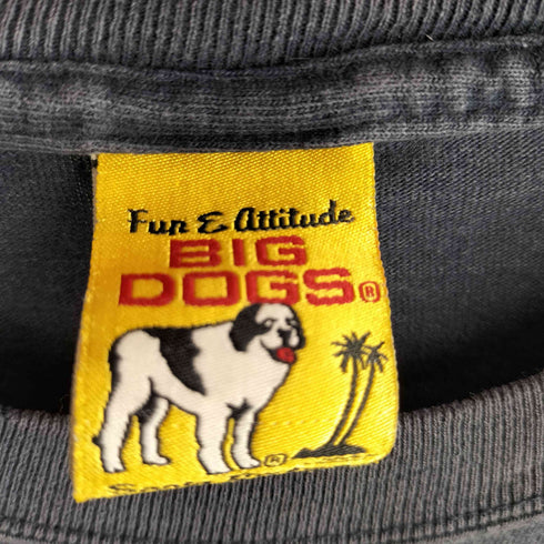 BIG DOGS DOG PRINT S/S TEE 雰囲気 フェード メンズ