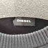 ディーゼル DIESEL サイドテープロゴクルーネックニットセーター メンズ