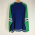 90s ILANCO NHL チームロゴ刺繍 ラグランニット メンズ import:XL