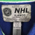 90s ILANCO NHL チームロゴ刺繍 ラグランニット メンズ import:XL