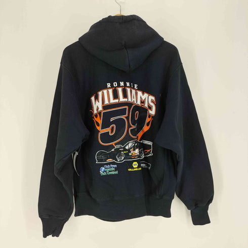 チャンピオン Champion 90-00S PREMIUM REVERSE WEAVE No59 レーシング プリント プルオーバー パーカー メンズ import:M
