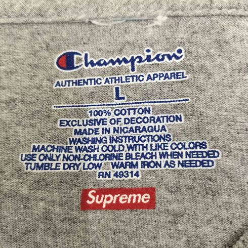 シュプリーム Supreme 17AW レイヤードロゴロングスリーブTシャツ メンズ import:L