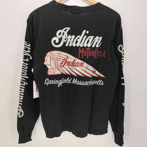 インディアンモーターサイクル INDIAN MOTORCYCLE 両面プリントロングスリーブTシャツ メンズ