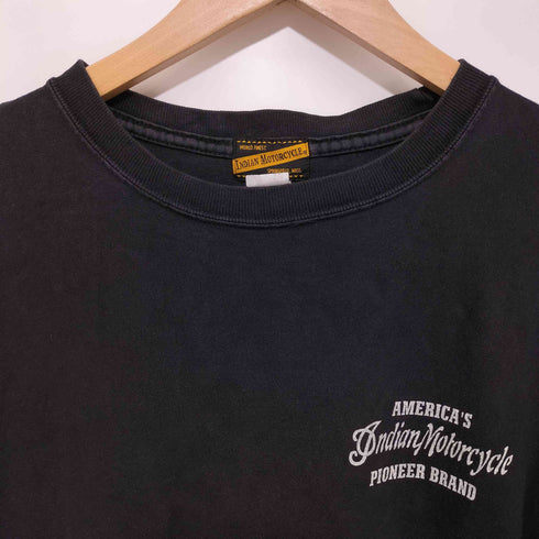 インディアンモーターサイクル INDIAN MOTORCYCLE 両面プリントロングスリーブTシャツ メンズ