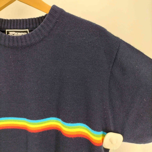 ピコ PIKO 00S レインボーライン アクリル ニット Y2K メンズ import:M