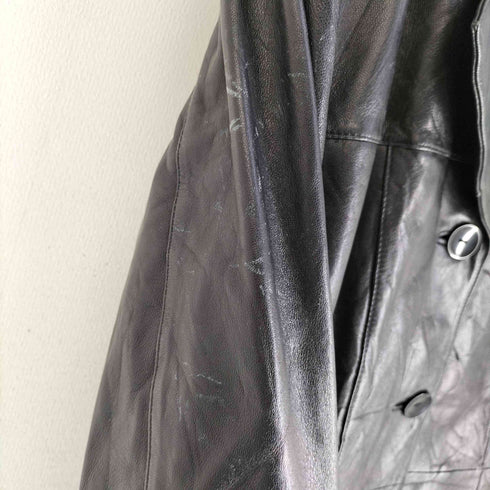 PELLE STUDIO レザーロングコート チェスターコート レディース import:M
