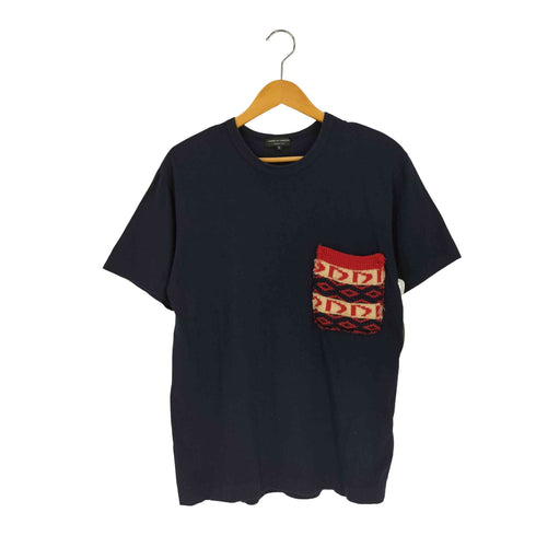 コムデギャルソンオムプリュス COMME des GARCONS HOMME PLUS 異素材 切替 ニットポケット Tシャツ メンズ JPN:M