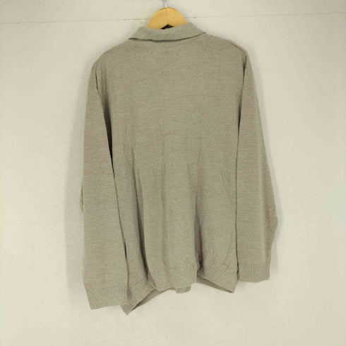 ハーフジップデザインニット メンズ XXXL