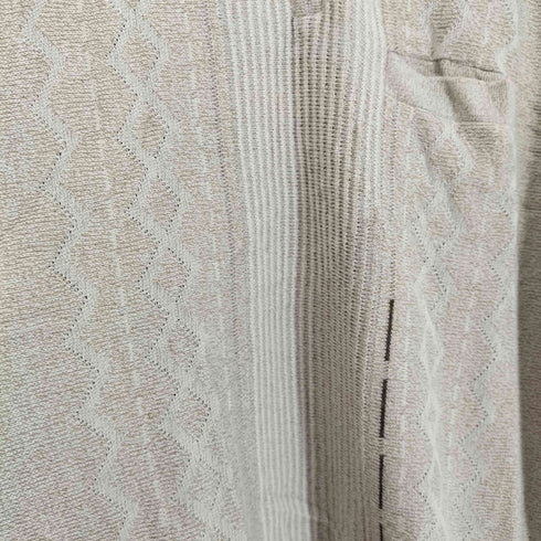 ハーフジップデザインニット メンズ XXXL