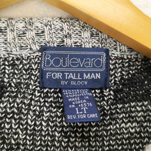 BOULEVARD 総柄クルーネックニット メンズ JPN:L