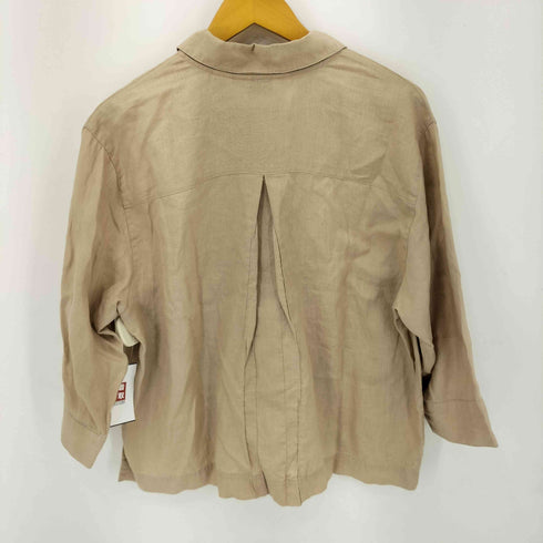 オービス ORVIS ボタンデザイン リネン L/S シャツ レディース