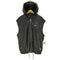 ザラ ZARA フェイクレザー ノースリーブ ジップパーカー ジャケット メンズ import:M