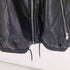 ザラ ZARA フェイクレザー ノースリーブ ジップパーカー ジャケット メンズ import:M