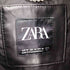 ザラ ZARA フェイクレザー ノースリーブ ジップパーカー ジャケット メンズ import:M