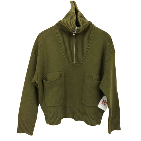 ザラ ZARA ハーフジップハイネックウールニット レディース JPN:M