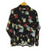 HAAG GENTS 総柄 L/Sレーヨンシャツ 開襟 ボックスシルエット メンズ US:40
