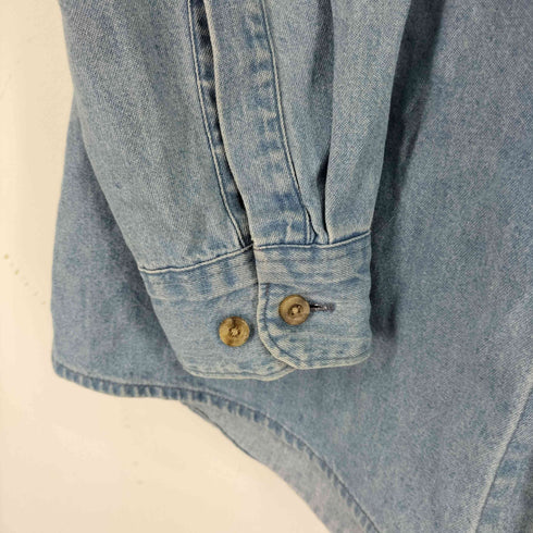 ディッキーズ Dickies L/S ワンポケットデニムシャツ ボタンダウン メンズ JPN:L