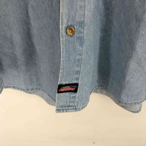 ディッキーズ Dickies L/S ワンポケットデニムシャツ ボタンダウン メンズ JPN:L