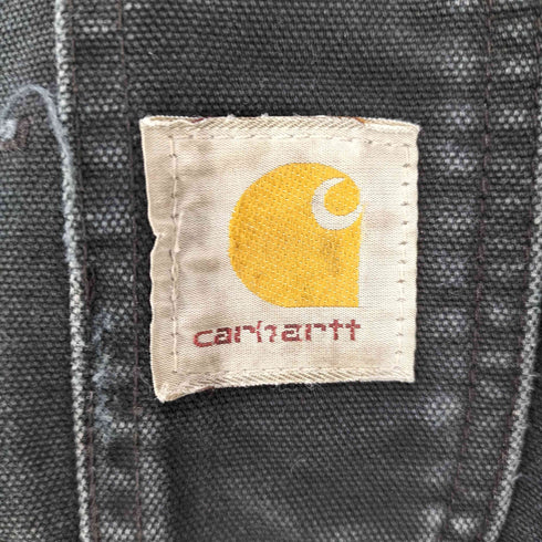 カーハート Carhartt USA製 ダック地 ダブルニーオーバーオール メンズ W42 L32