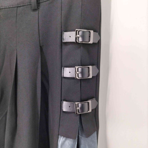 サイドベルト ドッキング袴パンツ サブカル メンズ