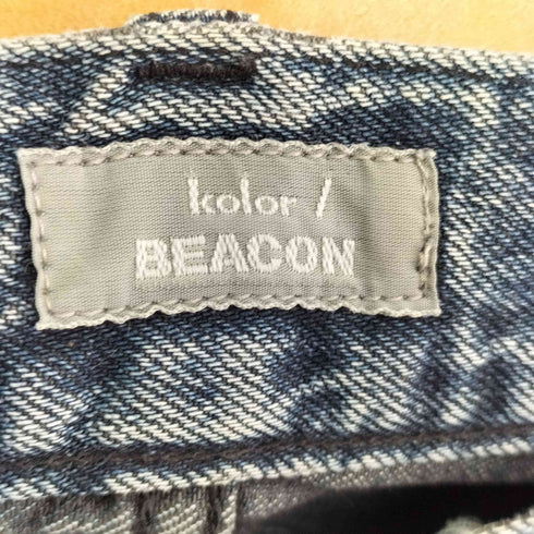 カラービーコン kolor BEACON 23SS 10ozデニム バギーデニムパンツ メンズ JPN:1
