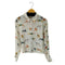 ザラ ZARA 犬総柄L/Sサテンシャツ レディース JPN:XL