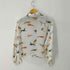 ザラ ZARA 犬総柄L/Sサテンシャツ レディース JPN:XL