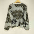 GENUINE FASHION PARTS 総柄クルーネックニット メンズ JPN:L