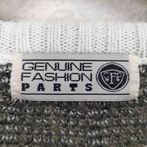 GENUINE FASHION PARTS 総柄クルーネックニット メンズ JPN:L