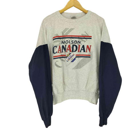MOLSON CANADIAN 袖切替クルーネックスウェット メンズ JPN:XL