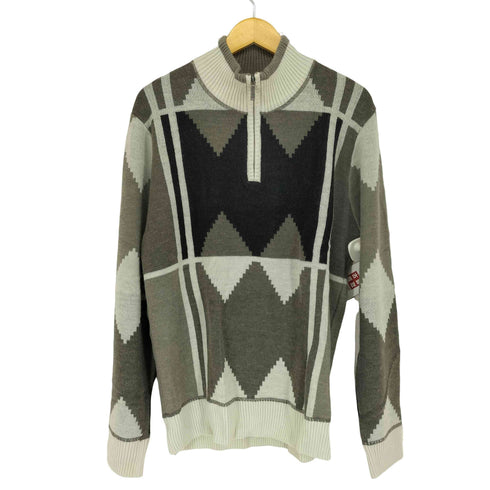 TXT 総柄ハーフジップニット メンズ JPN:XL