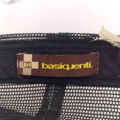 ベーシックエンティ BASIQUENTI yemen mocha メッシュキャップ メンズ