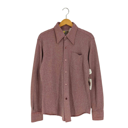 CELLINI ナイロンポリ ビッグカラーシャツ メンズ import:L