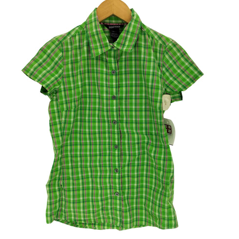 マーモット MARMOT 半袖チェックシャツ レディース JPN:XS