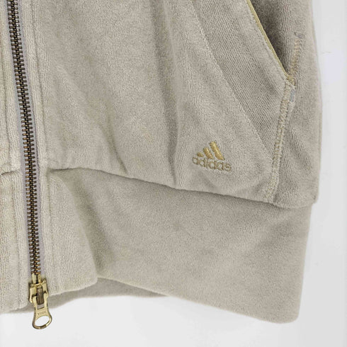アディダス adidas ノースリーブ ジップフーディー レディース JPN:S