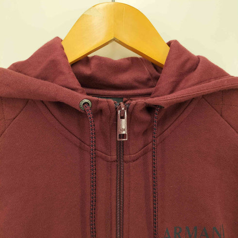 アルマーニエクスチェンジ ARMANI EXCHANGE ロゴ刺繍ダブルジップフーディ メンズ